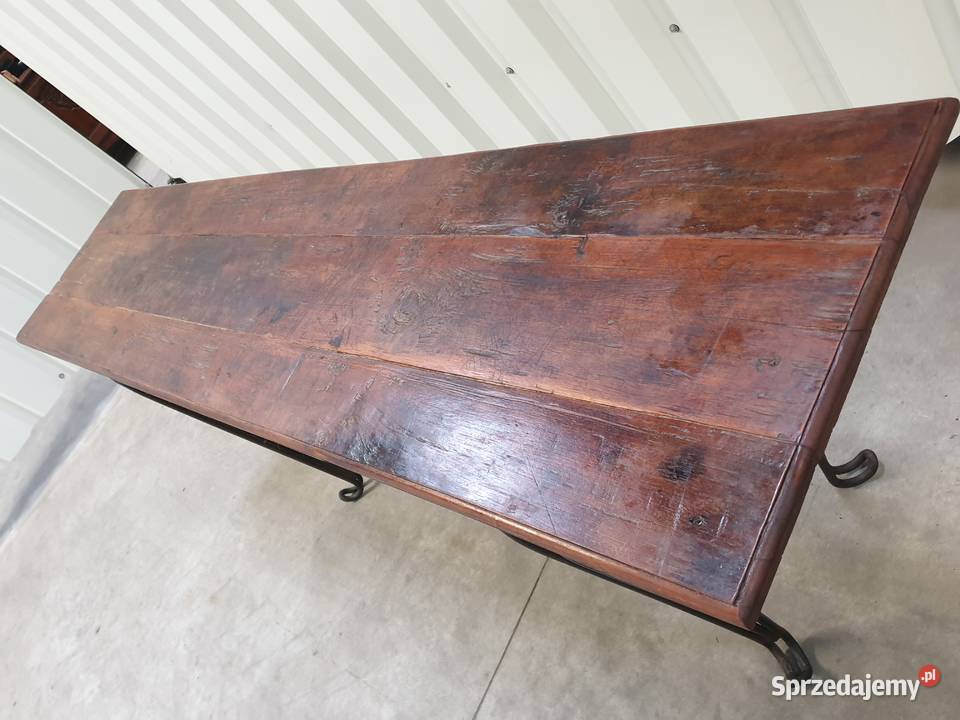 Antyk Konsola Stół przyścienny ręcznie wykonany pomorskie Gdańsk