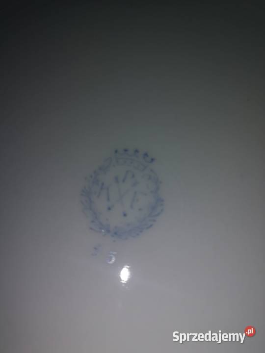 Patera sygnowana z różą Gdańsk