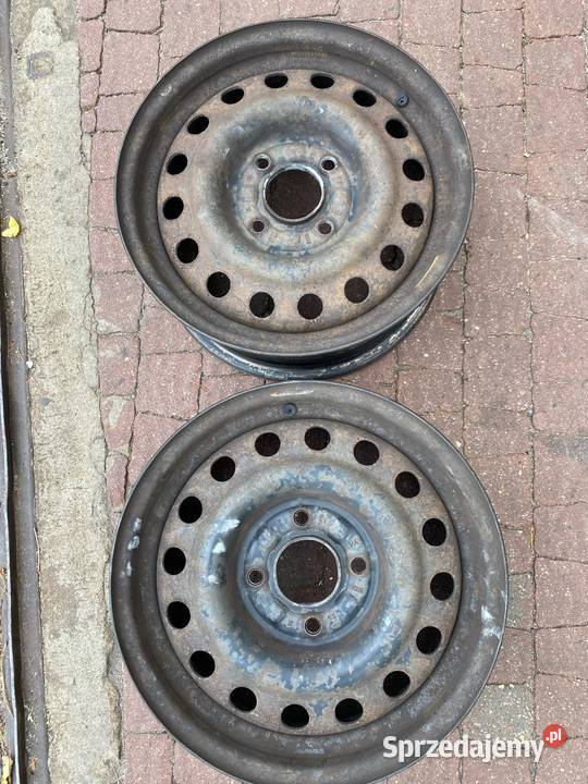 4 Felgi stalowe Volvo V40 2 z oponami Średnica 15" Samochodowe Julianów