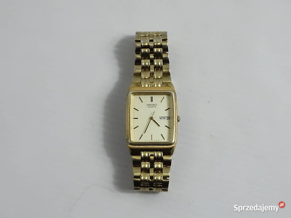 Zegarek SEIKO Quartz Vintage Złoty Tank 7N335A00 Biłgoraj