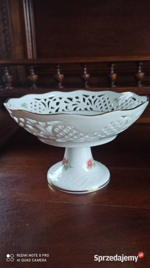 Patera na nodze ażur Schumann Arzberg Bavaria Gdańsk