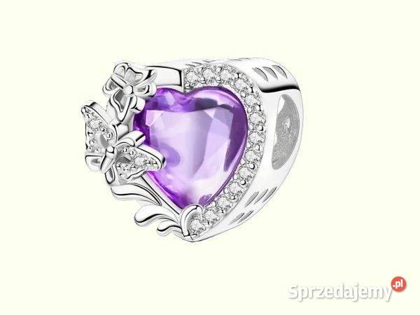 Zawieszka modułowa Serce z cyrkonią Kielce