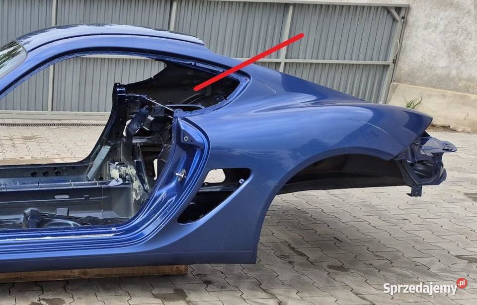 PORSCHE CAYMAN S 987 ĆWIARTKA BŁOTNIK LEWY TYŁ