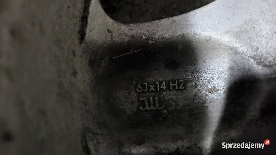 4x 14 4x984x100 ET 38 6Jx14H2 57mm Alufelgi Pobiedziska sprzedam