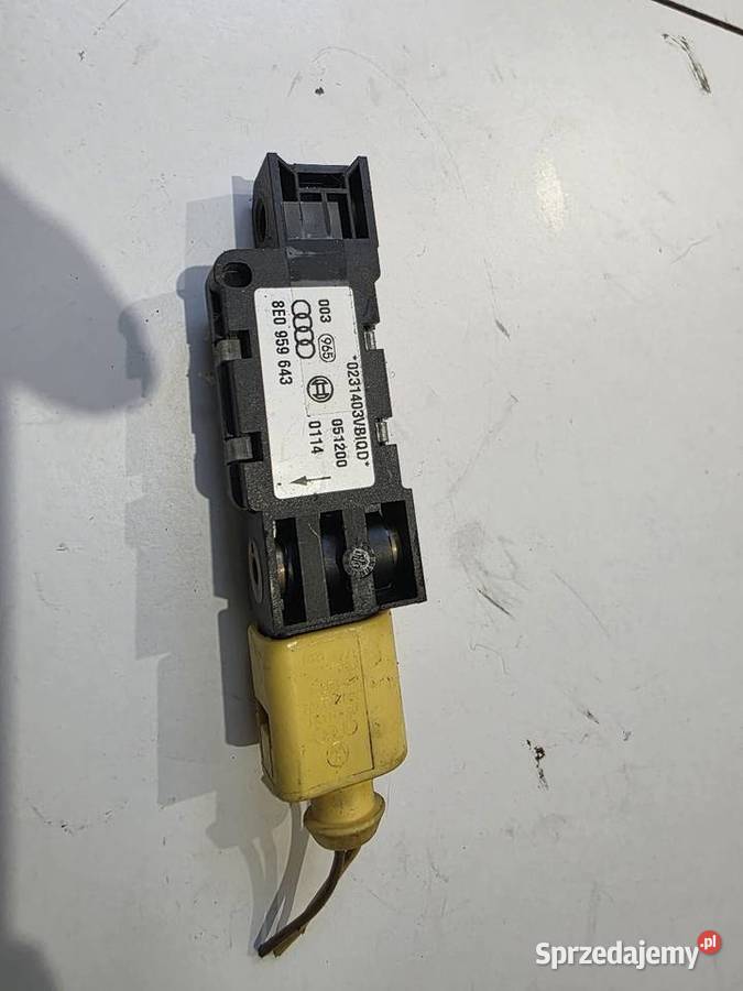 CZUJNIK UDERZENIA AIRBAG AUDI A4 B6 B7 8E0959643 Iława