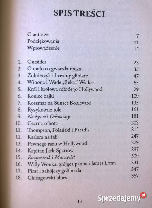 JOHNNY DEPP SEKRETNE ŻYCIE Nigel Goodall biografie, wspomnienia Książki i Podręczniki lubuskie Gorzów Wielkopolski