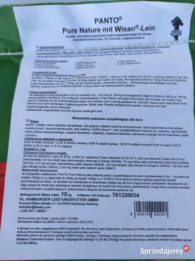 Sieczka koni Pure Nature 15 Panto Strzelce Wielkie