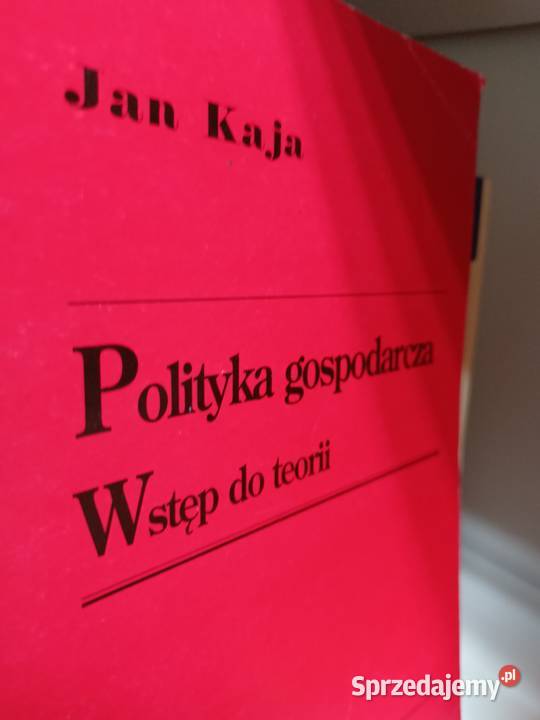 Polityka gospodarcza wstęp do teorii książki Warszawa Praga