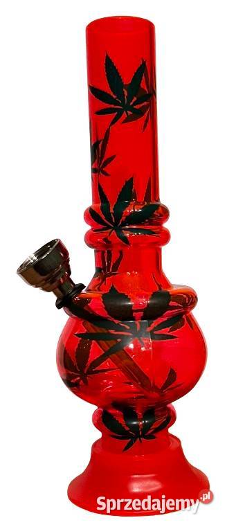 Mini Akrylowa Fajka Wodna Pomarańczowa Z Motywem Ostrowy nad Okszą