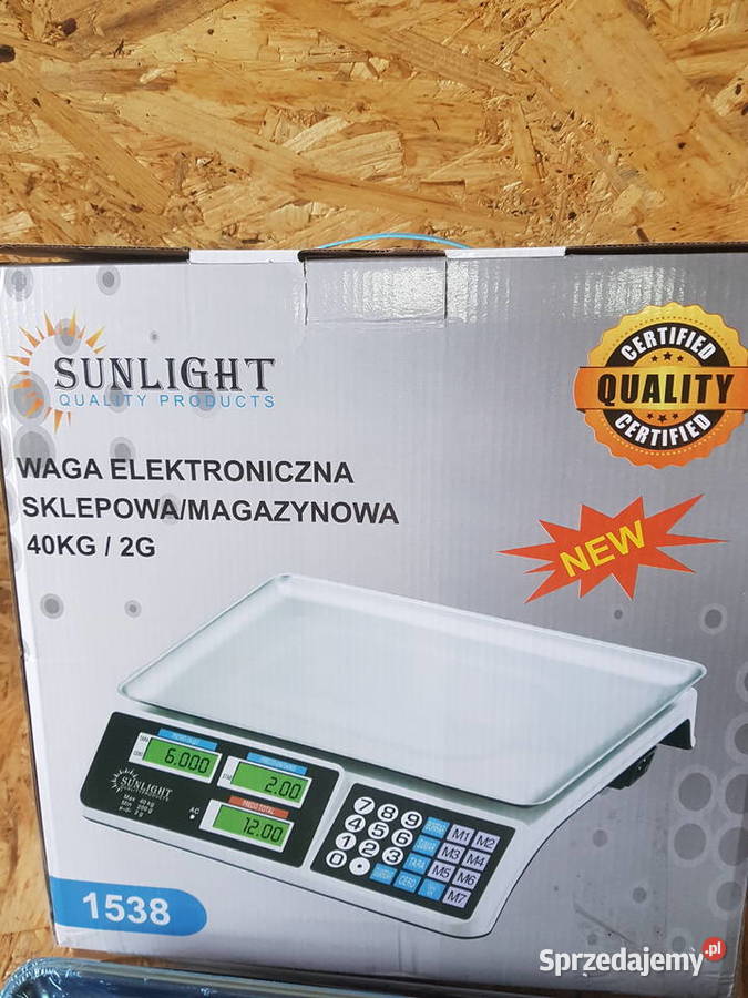 Waga sklepowa z udźwigiem do 40 sunlight 2 g Głogowa