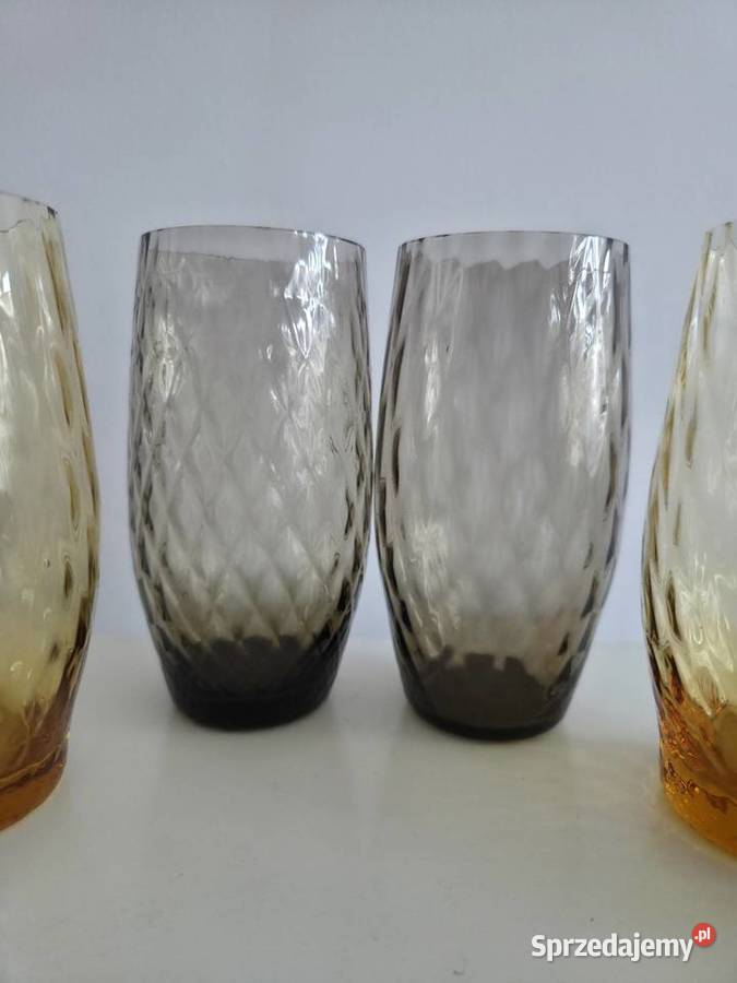 Szklanki PRL vintage sprzedam