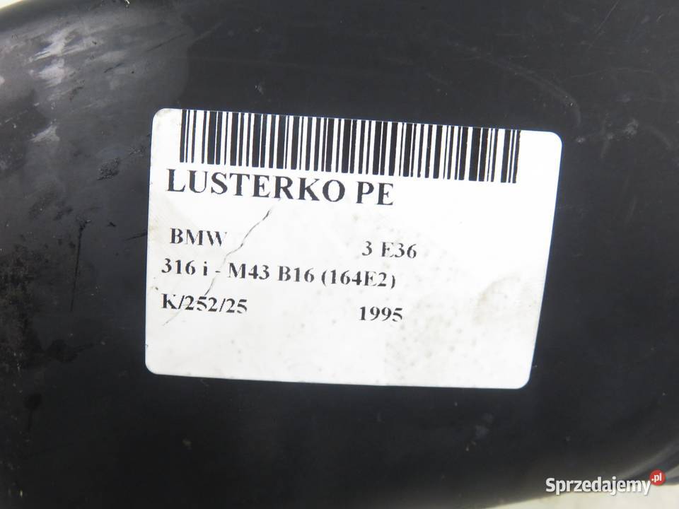 LUSTERKO PRAWE BMW 3 E36 3039
