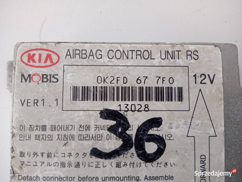 MODUŁ PODUSZKI POWIETRZNEJ AIRBAG KIA CARENS II Nowy Tomyśl sprzedam