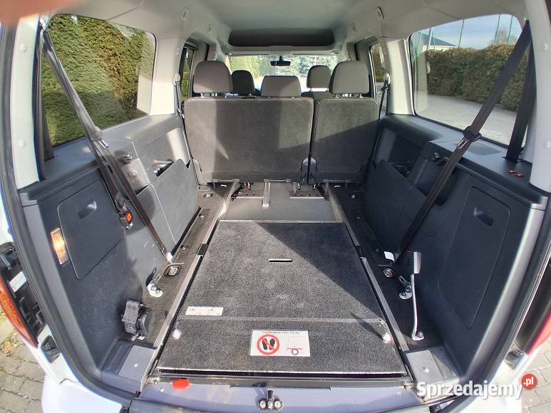 Volkswagen Caddy 20 TDI Maxi PFRON Przewóz osoby wielkopolskie Słupca