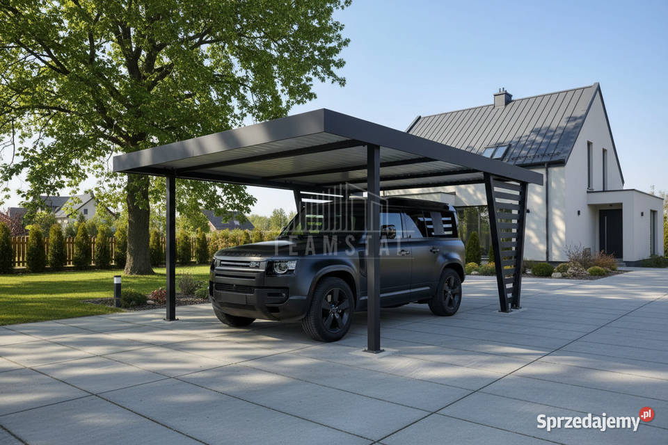 Carport V PREMIUM 42x58m Wypełnienie panelami Sprzedaż małopolskie Oświęcim sprzedam