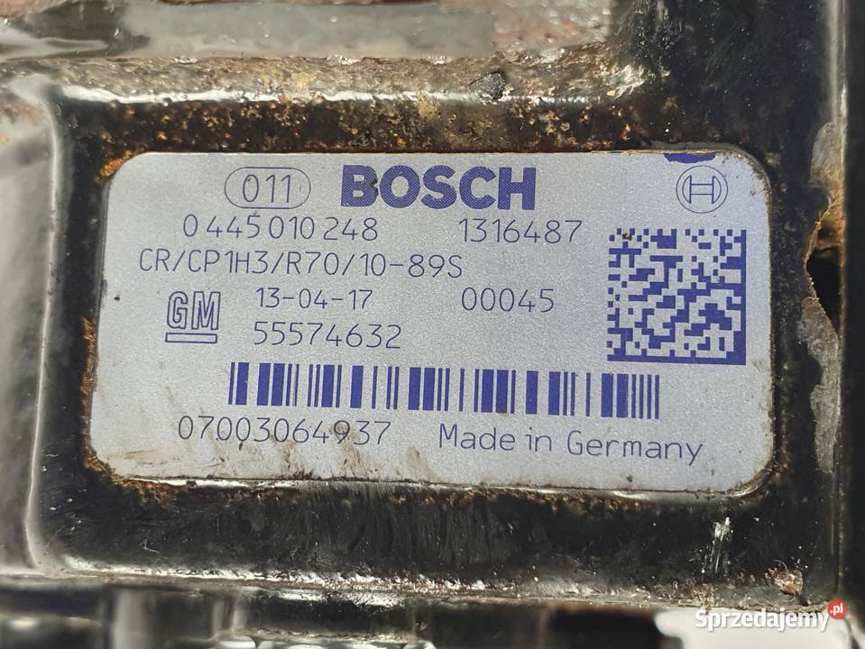 POMPA WTRYSKOWA Opel Insignia 20 CDTI paliwa Pompy wtryskowe lubelskie Chełm