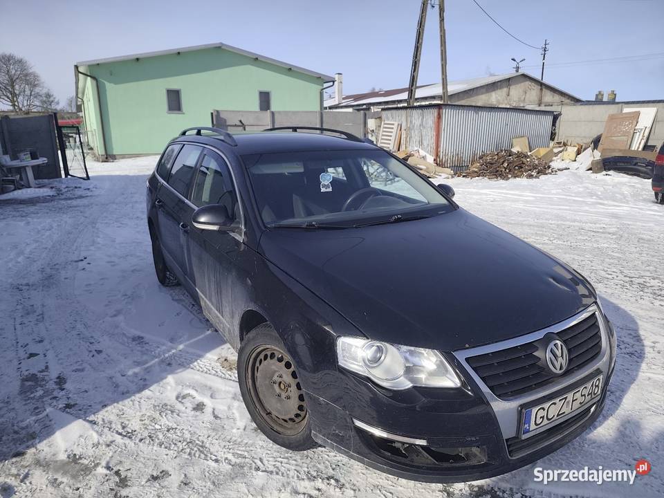 Vw passat b6 19 TDI bxe uszkodzony Człuchów sprzedam