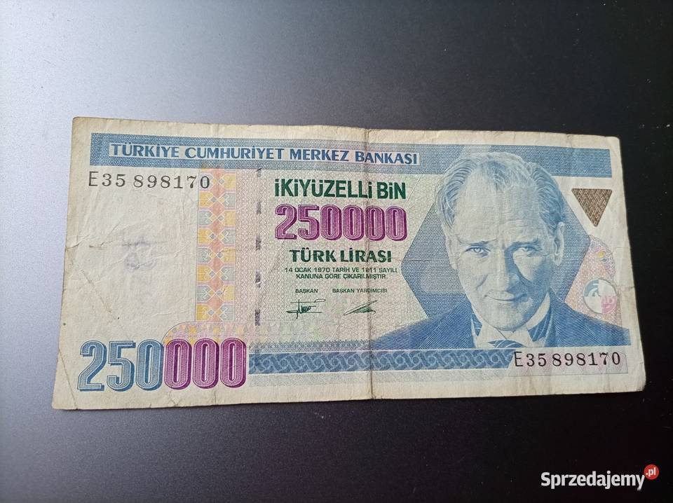 Banknoty tureckie