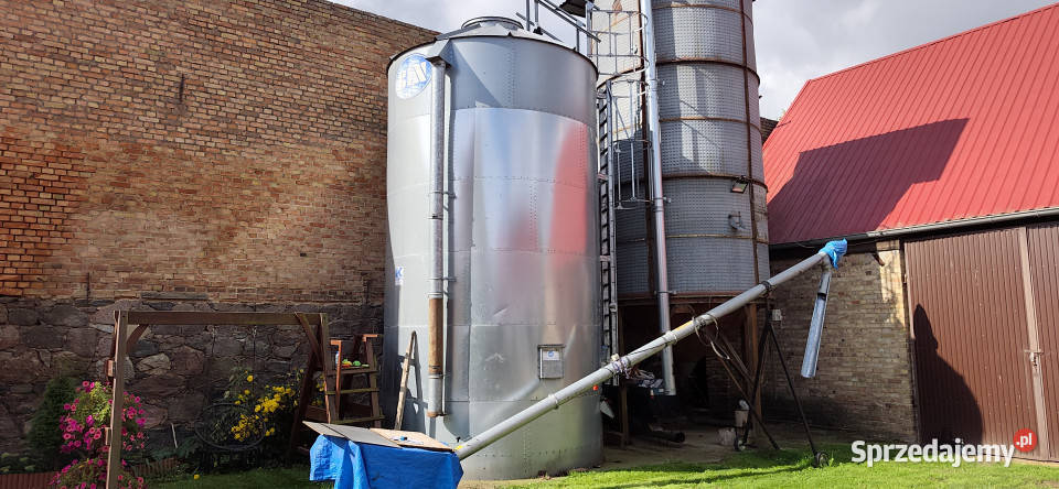 Silos zbożowy BIN 28 ton 374 m3 Oborzany