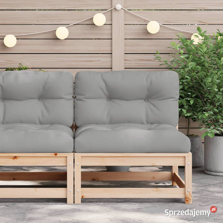 Ogrodowa sofa bez podłokietników z poduszkami mazowieckie Warszawa
