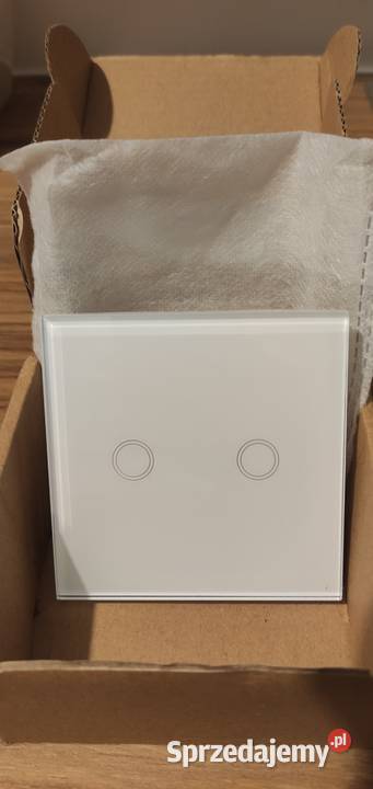 5 włączników podwójnych schodowych dotykowych biały Grodzisk Mazowiecki