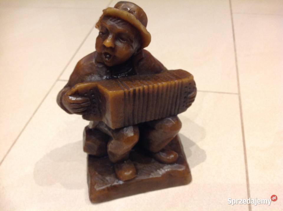 Stara Figura Figurka z Wosku Pszczelego