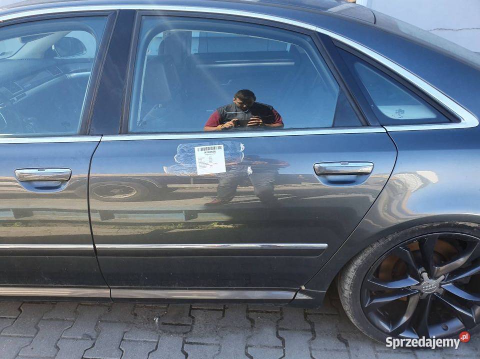 DRZWI LEWE TYŁ AUDI S8 D3 LZ7S NIE LONG Części samochodowe Lipno