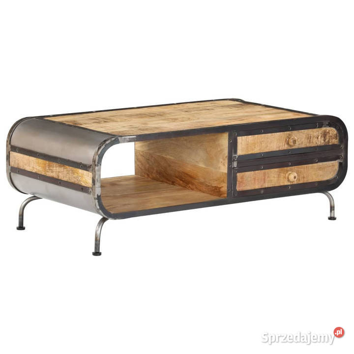 Stolik kawowy 100x50x35 lite drewno mango mazowieckie Warszawa