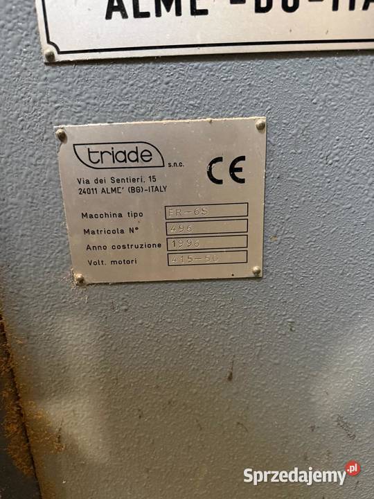 Wiertarki do elementów toczonych TRIADE FR6S Juszczyn