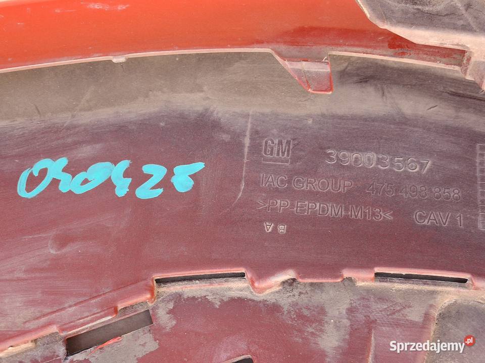 OPEL CORSA E ZDERZAK PRZÓD PRZEDNI ORYGINAŁ