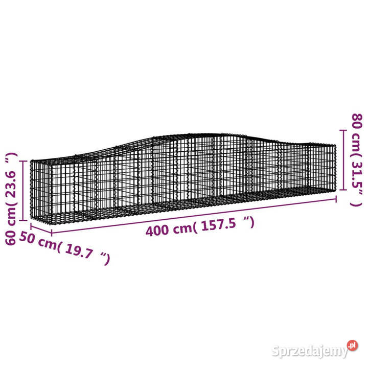 Kosze gabionowe 15 400x50x6080 galwanizowane Pozostałe Warszawa sprzedam