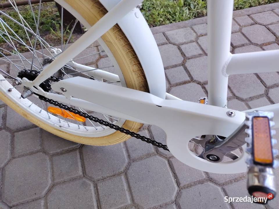 Rower dziewczynki GERMINA Vintage 20 Biały Busko-Zdrój