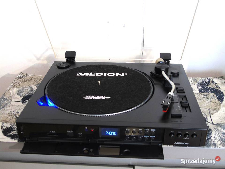Gramofon USB mp3 rec Medion Automat DOSTAWA Jasło