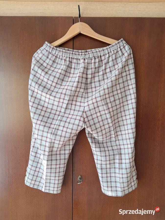 Spodenki damskie rybaczki w kratkę do sprzedania Kraków