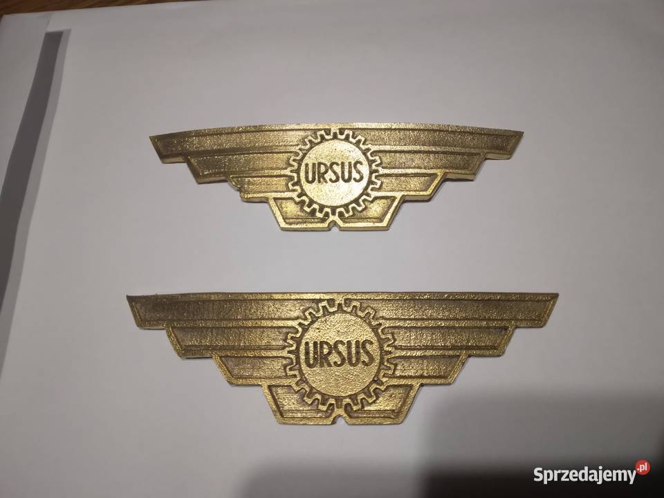 Emblemat znaczek logo mosiadz do ursus c328 c325 Gwizdów
