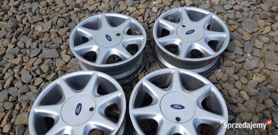 Alufelgi 15 4x108 Ford Fiesta Focus Mondeo Rozmiar 15" Koła i felgi małopolskie Grybów