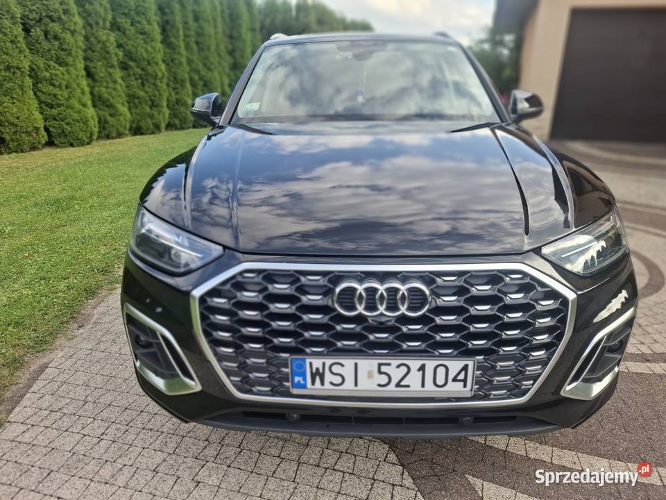Piekna Audi q5 2 0 bwnzyna 265 2021 r Rok produkcji 2021