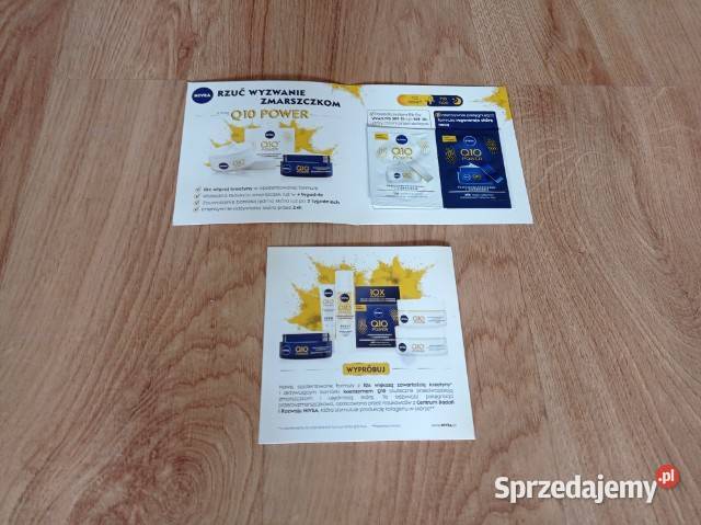 NIVEA Q10 POWER saszetki krem na dzień na noc 4 śląskie Chorzów