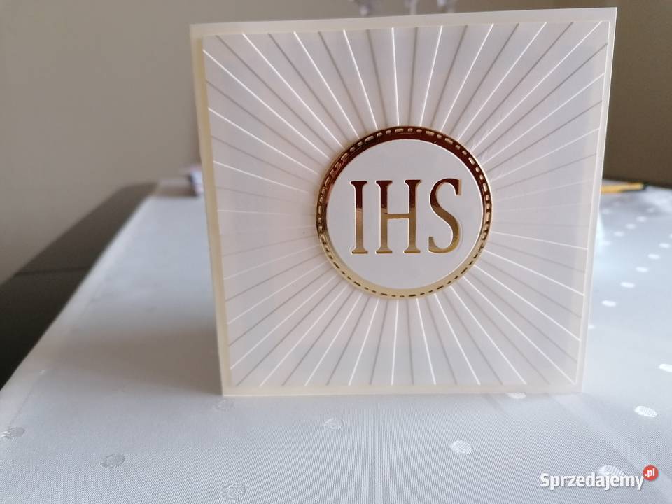 Kartka ręcznie wykonana komunia Rękodzieło Strzebiń