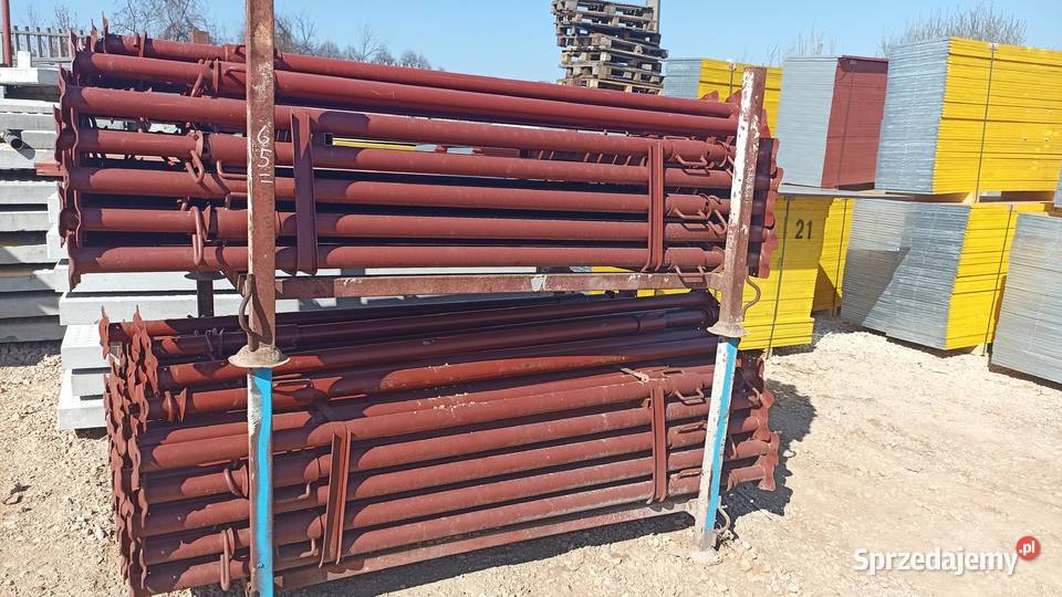 Stemple budowlane Stempel Podpory stalowe dolnośląskie Oława sprzedam