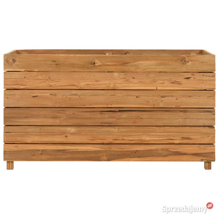 Podwyższona donica 100x40x55 drewno tekowe z Warszawa