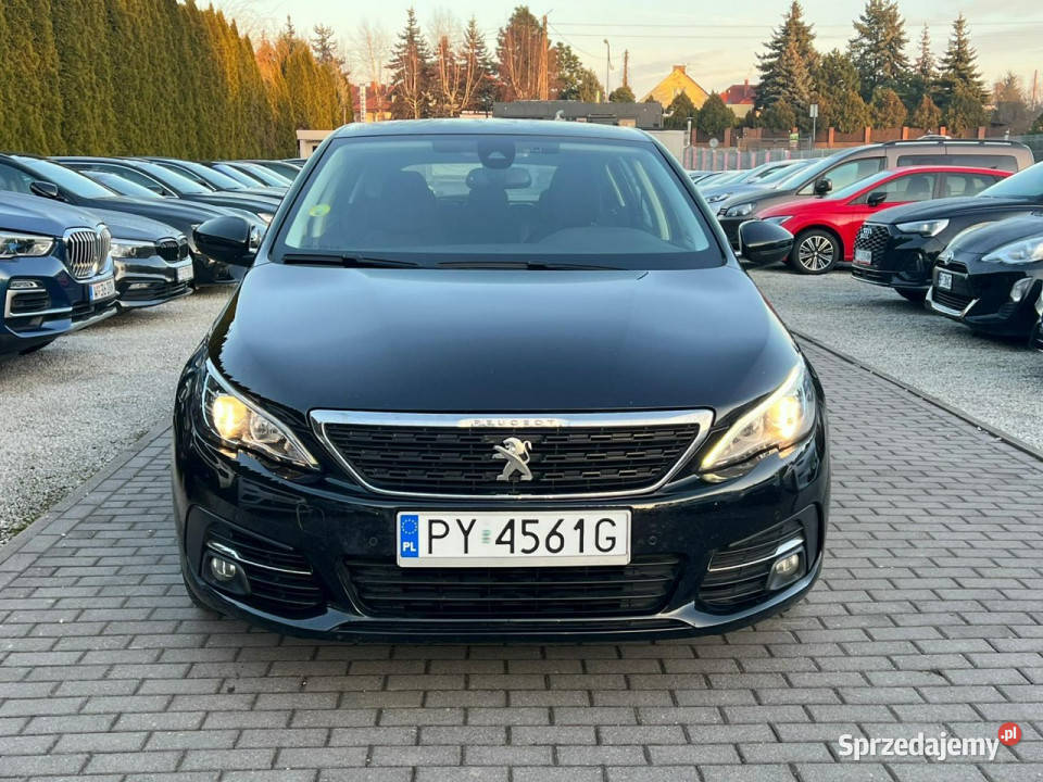 Peugeot 308 15 d 130 6 biegów Navi PDC Virtual czarny wielkopolskie Baranowo