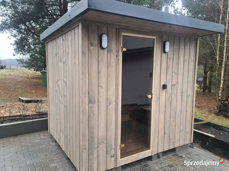 SAUNA OGRODOWA CUBE 220 x 220 ModernHaus Oława sprzedam