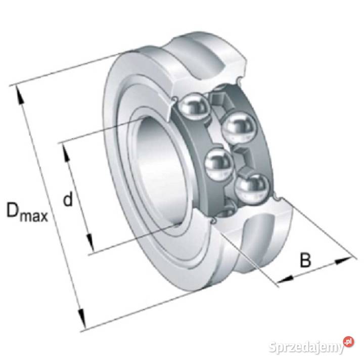 Rolka łożyskowa LFR520110 2Z INA GERMANY NOWE Produkcja Produkcja Bogatynia
