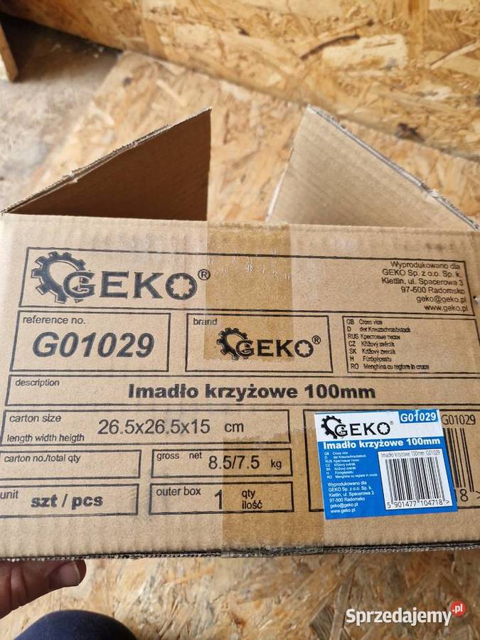 Profesjonalne imadło maszynowe dwuosiowe wielkopolskie Głogowa sprzedam