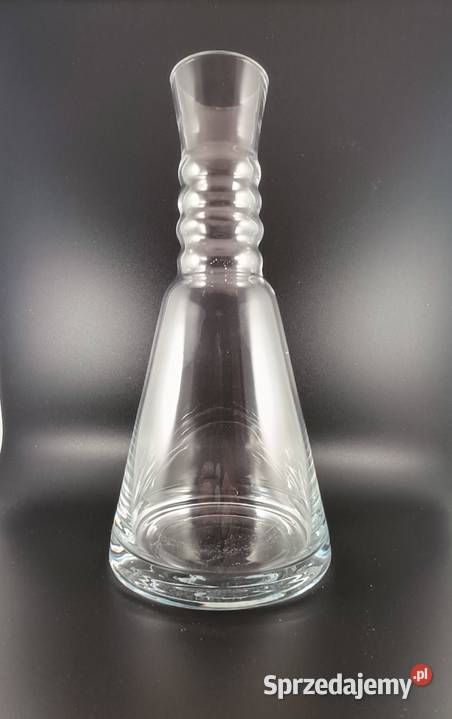 Szklana karafka do wody wina kompotu Wazon Bez przezroczysty Brwinów sprzedam
