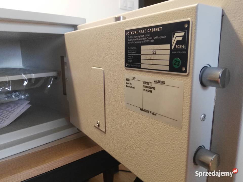 sejfszafa na broń klasa S2Valberg Łódź sprzedam