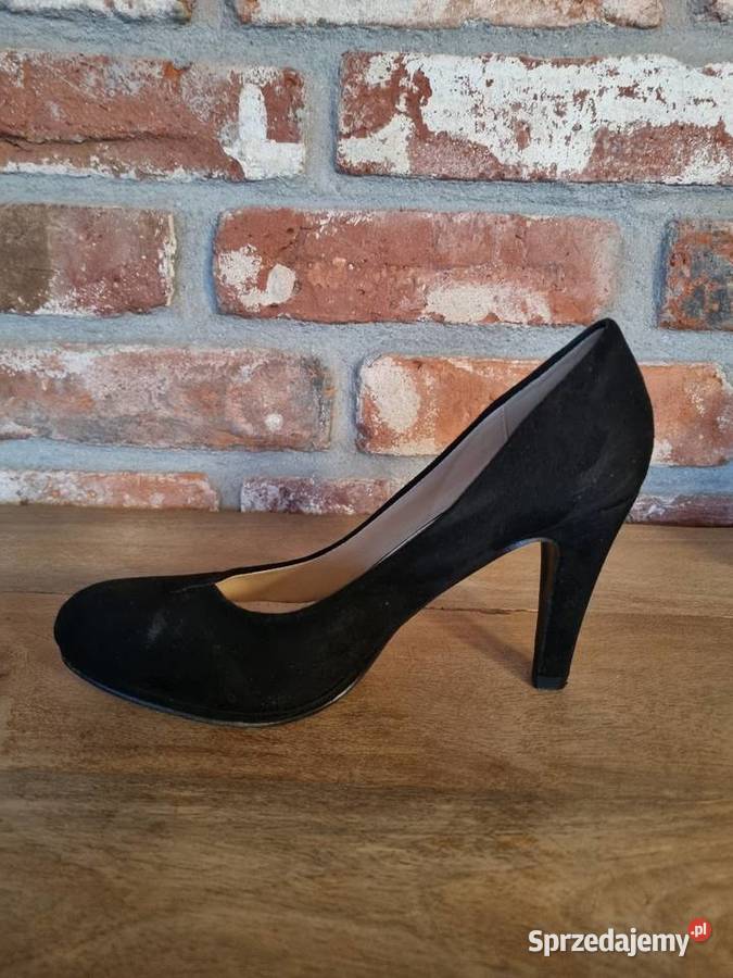 Czarne czółenka na obcasie Warszawa