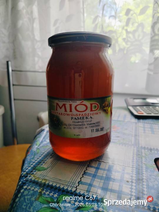 Miód z własnej pasieki Pszczelarstwo Malinie