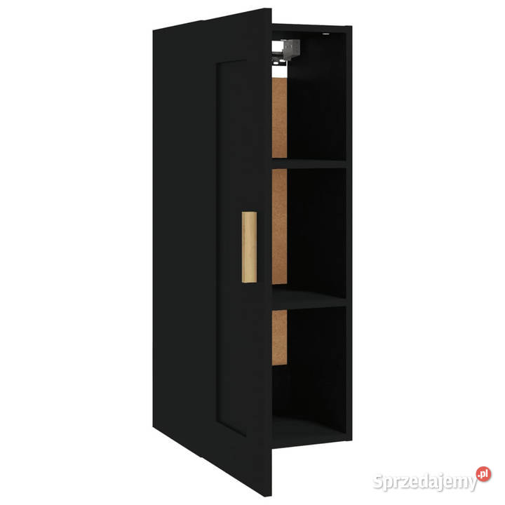 Szafka wisząca czarna 35x34x90 materiał Półki mazowieckie Warszawa